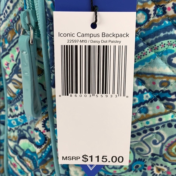 Vera Bradley Iconic Campus Backpack - Picture 3 of 9